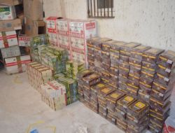 Birecik'de 6 Bin Paket Kaçak Sigara Ele Geçirildi