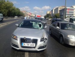 METROBÜS YOLDAN ÇIKTI