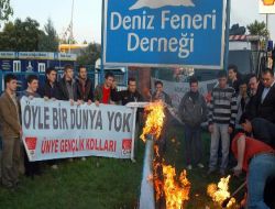 Chp'liler Deniz Feneri Derneği'ni Protesto Etti!
