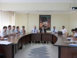 Vali Ulvi Saran, İl Özel İdaresi Müdürleriyle Görüştü!