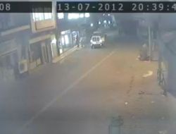 Hırsızlık Anı Güvenlik Kamerasında