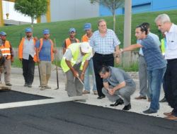 Balıkesir Organize Sanayi Bölgesi'nin Yolları Asfaltlanıyor