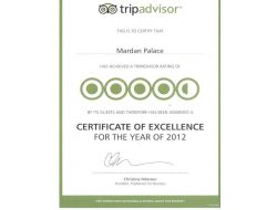 MARDAN PALACE’A ‘ÜSTÜN HİZMET BELGESİ’