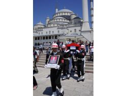 Şehit Astsubayı Son Yolculuğuna Devletin Zirvesi Uğurladı