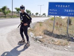 Kanser Hastaları İçin Patenle 6 Bin 500 Kilometre Yol Kat Edecek