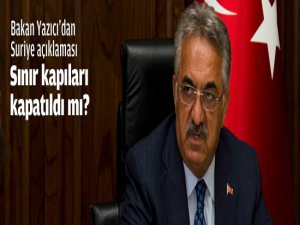 Sınırda hayat da durdu, ticaret de..