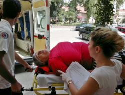 Ağaçtan Düşen Kadın Yaralandı