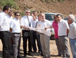 Alaylı Köyü Sulama Göletine Kazma Vuruldu