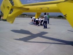 Zehirlenen Orman İşçisi Hava Ambulansla Kurtarılmış