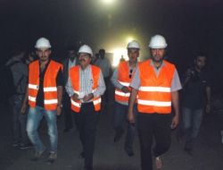 Vali Yılmaz, Yol Çalışmalarını Ve Tünel İnşaatlarını Denetledi