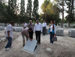 Denizli Belediyesi Asri Mezarlıkta Yeni Düzenlemeler Yapıyor