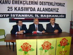 DTP, Memur Eylemine  Destek Verecek