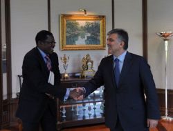 Gül, Benin Dışişleri Bakanı Arifari Bako'yu Kabul Etti