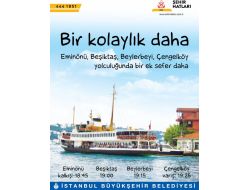 Eminönü-çengelköy Vapur Hattına İlave Sefer