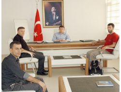 Cizre’de Ulusal Basında Çalışan Gazeteciler Kaymakam Koca'yı Ziyaret Etti