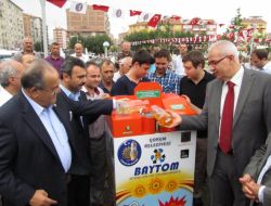 Çorum'da Mahallelere Atık Yağ Toplama Makinesi Verildi