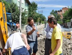 Dursunbey'de Su Cazibe Hattı Yenileniyor