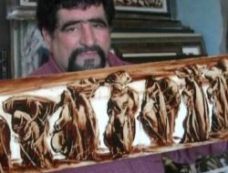 Azeri Ressam 'Petrol' İle Resim Yapıyor