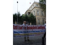 İran Başkonsolosluğu Önünde Esed Protestosu