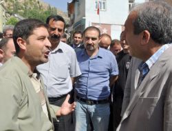 Bakan Mehdi Eker, Uludere'de Esnaf Ziyaretlerinde Bulundu