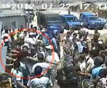 Çadırkent savaş alanına döndü