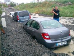 Atakum'a, Canik'teki Seli Oluşturan Yağışın İki Katı Yağmur Düştü