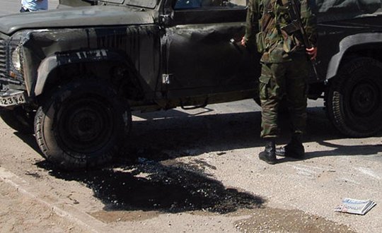 Kato'da askeri araca hain saldırı