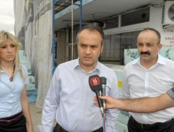 İnegöl'de Cephe Çalışması Başladı