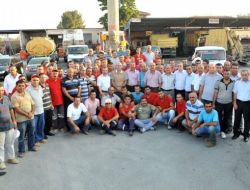 Çiğli Belediye Başkanı Solak Şantiyede İşçilerle Buluştu