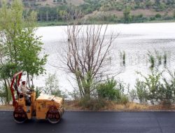 Çankaya Belediyesi'nden Eymir Gölü Çevresine Asfalt