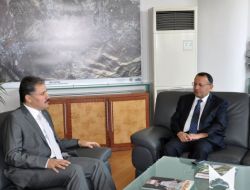 Vali Saran’dan Başkan Çakır’a Veda Ziyareti