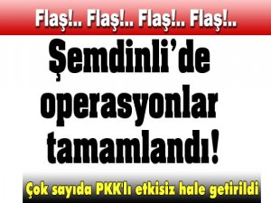 Operasyonlar Tamamlandı!!