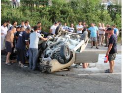 Rize’deki Kazada Can Pazarı Yaşandı