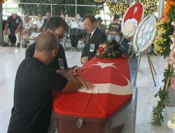 Orman Şehidi Emekli Binbaşı Ateşok Son Yolculuğuna Askeri Törenle Uğurlandı