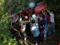 Mıcır’ın Neden Olduğu Kazada Aynı Aileden 5 Kişi Yaralandı