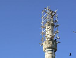 Minare Ustası 3 Kardeşin Metrelerce Yüksekte Çalışması Korkudan Hobiye Döndü