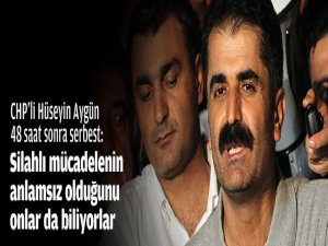 Aygün 48 saat sonra serbest