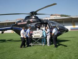 Kalbi Duran Minik Bebek Hava Ambulansı İle Samsun'a Sevk Edildi