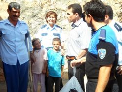 MİDYAT POLİSİ 60 AİLEYİ MUTLU ETTİ