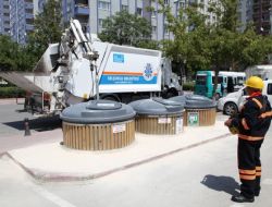 Selçuklu'da Çöpler Yeraltında Toplanıyor