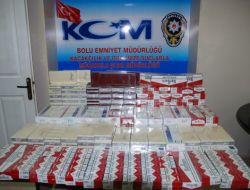 Bolu'da Kaçak Sigara Operasyonu