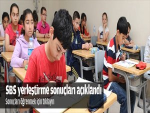 SBS sonuçları açıklandı!