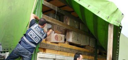 Tırda 11 bin 950 adet kaçak sigara