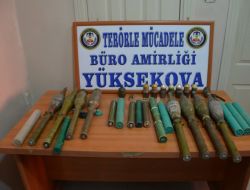 Yüksekova'da Pkk'ya Ait Çok Sayıda Mühimmat