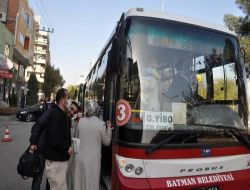 Batman'da Belediye Otobüsleri Bayramda Ücretsiz Çalışacak