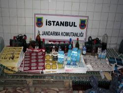 Kaçak İçki İmal Edilen Villaya  Jandarma Baskını