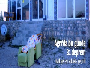 Ağrı'da korkutan depremler