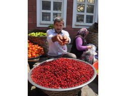 Derde Deva Kızılcık Pazar Tezgahında..