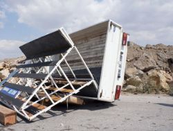 Yola Dökülen Akaryakıt Kazaya Neden Oldu, 1 Yaralı