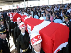 Terör şehitleri uğurlandı..